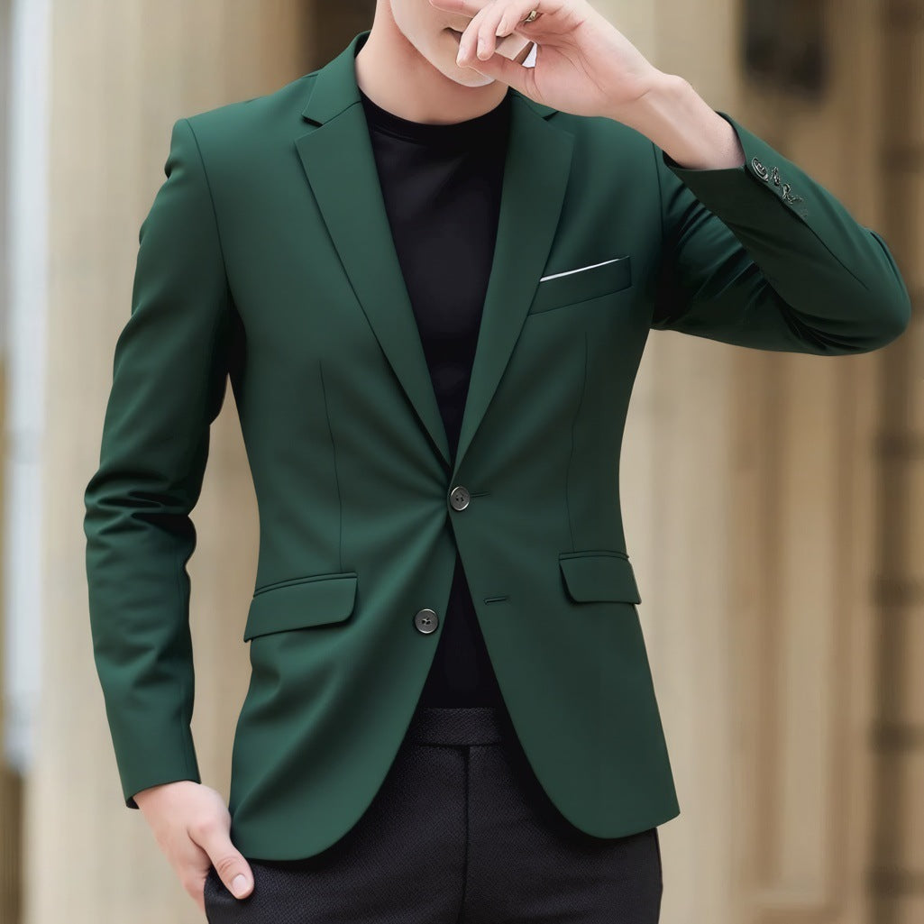 Americana Slim Fit Colores Lisos Hombre