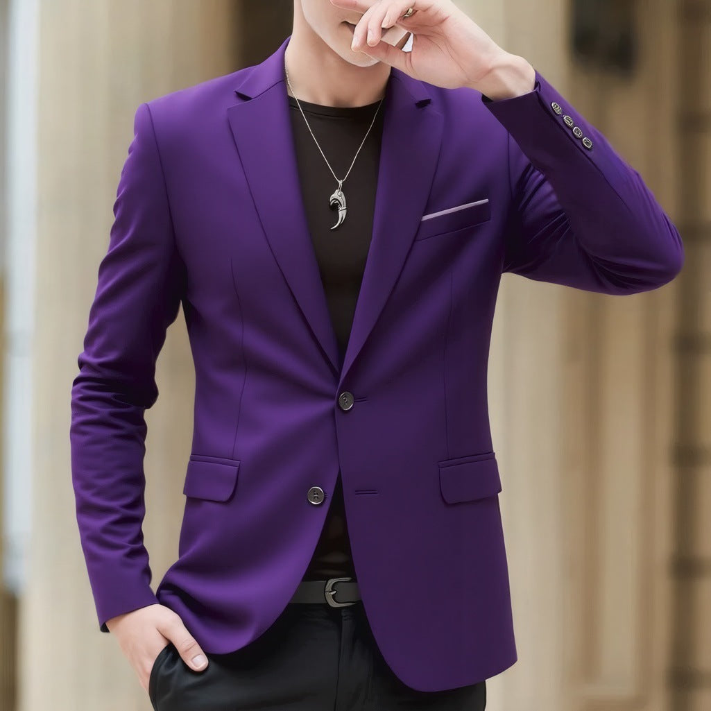 Americana Slim Fit Colores Lisos Hombre