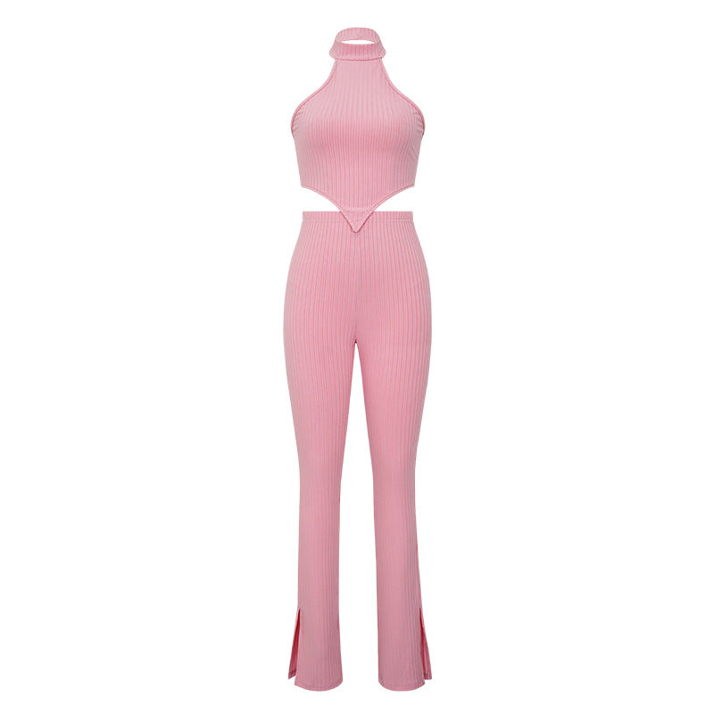 Conjunto Top Sin Mangas y Pantalón Largo