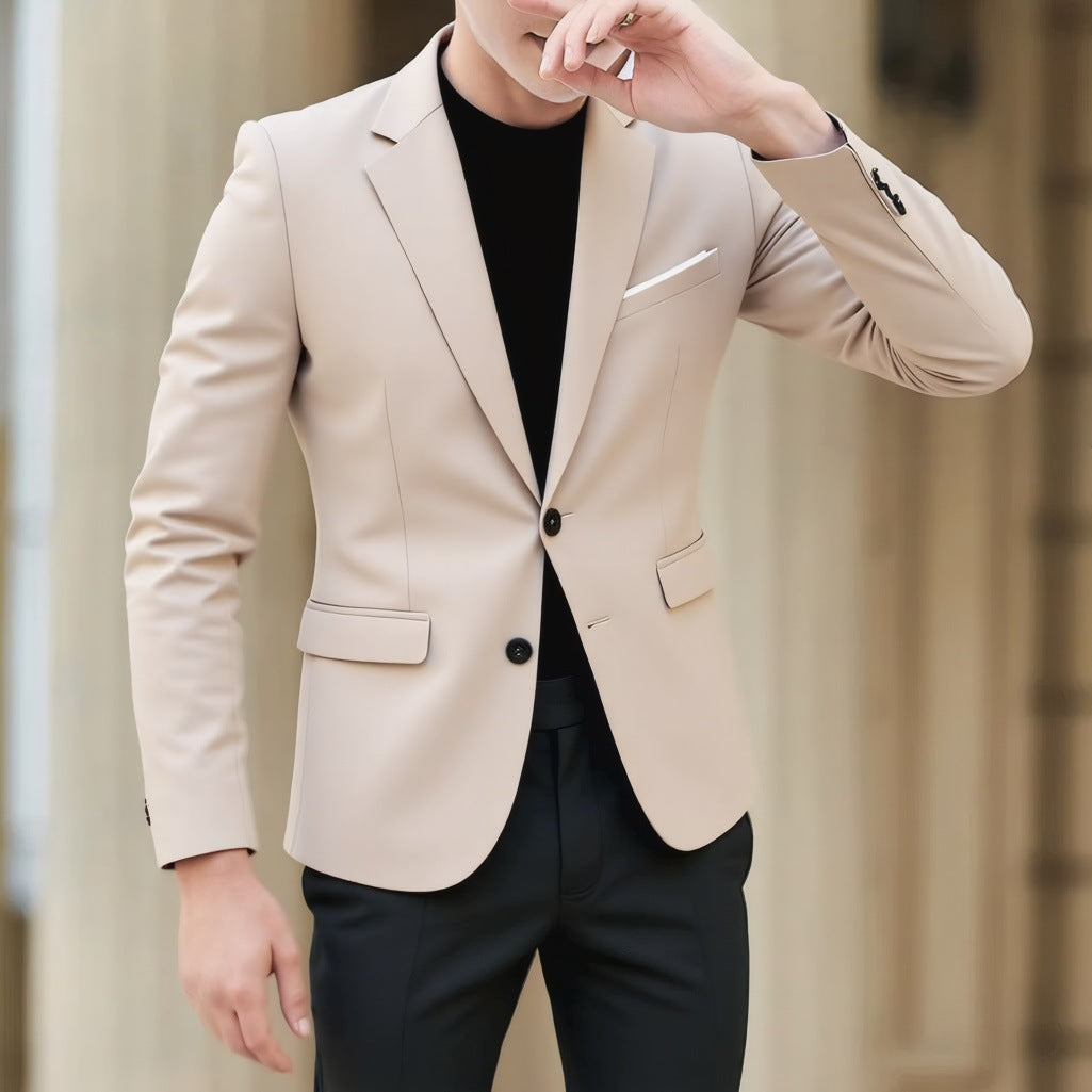 Americana Slim Fit Colores Lisos Hombre
