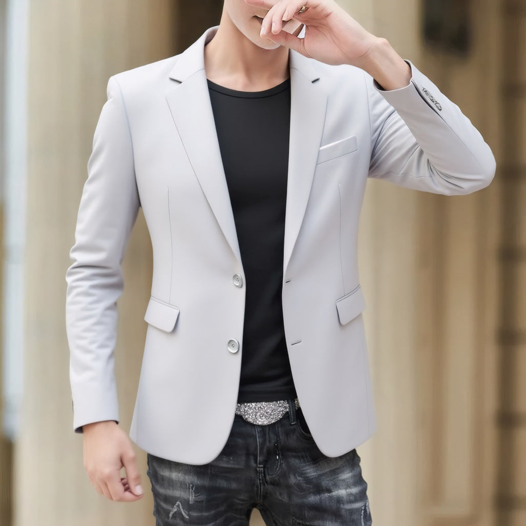 Americana Slim Fit Colores Lisos Hombre