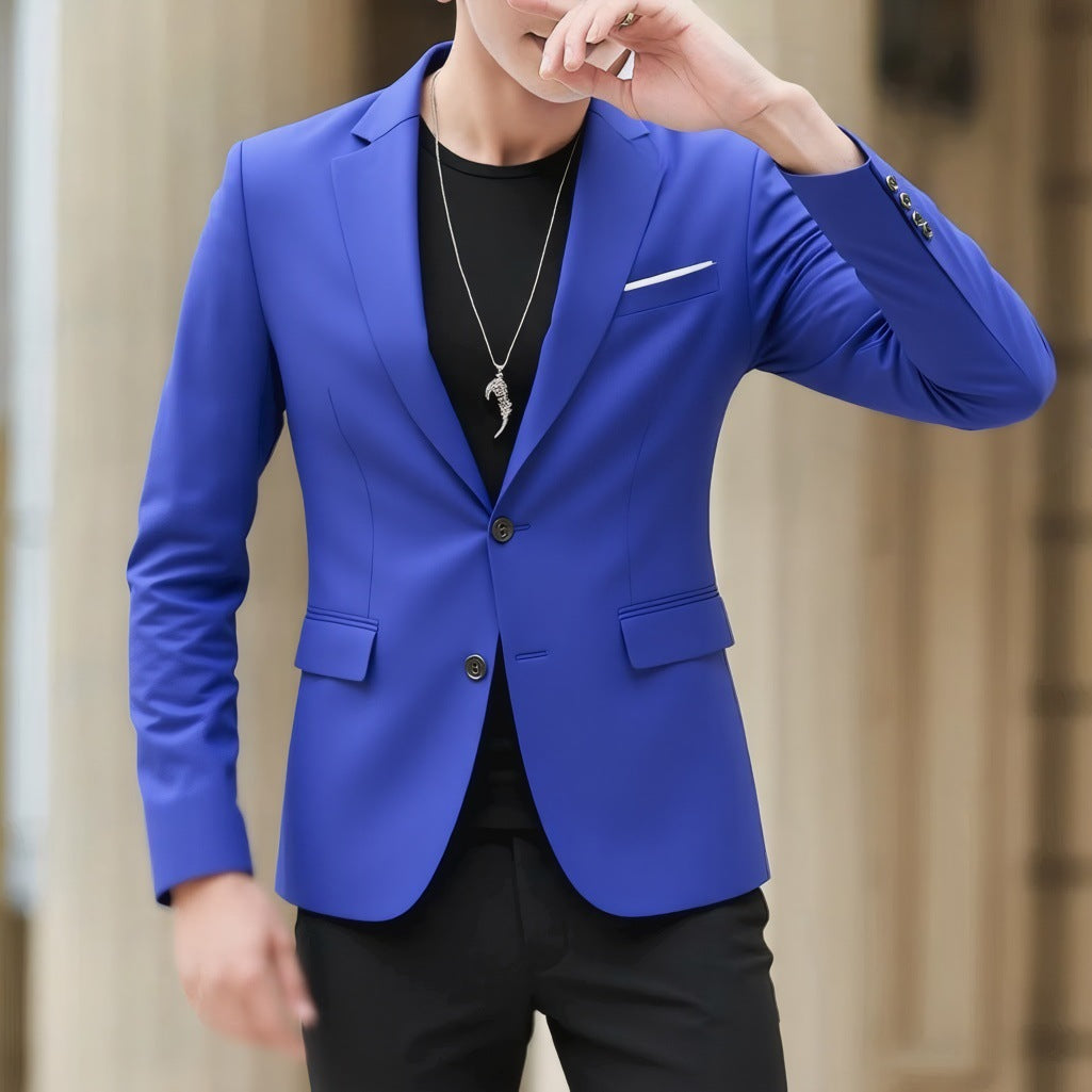 Americana Slim Fit Colores Lisos Hombre