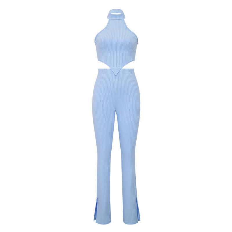 Conjunto Top Sin Mangas y Pantalón Largo
