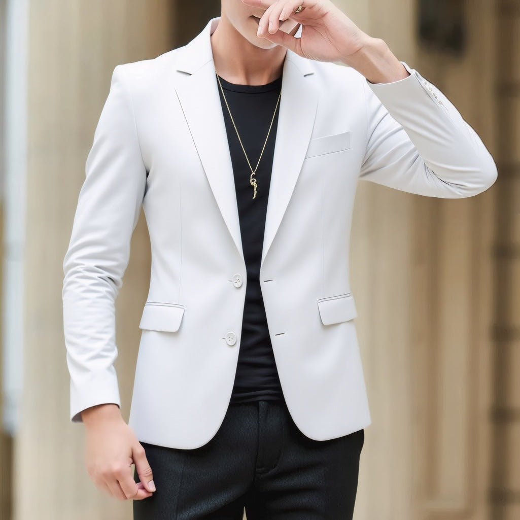 Americana Slim Fit Colores Lisos Hombre
