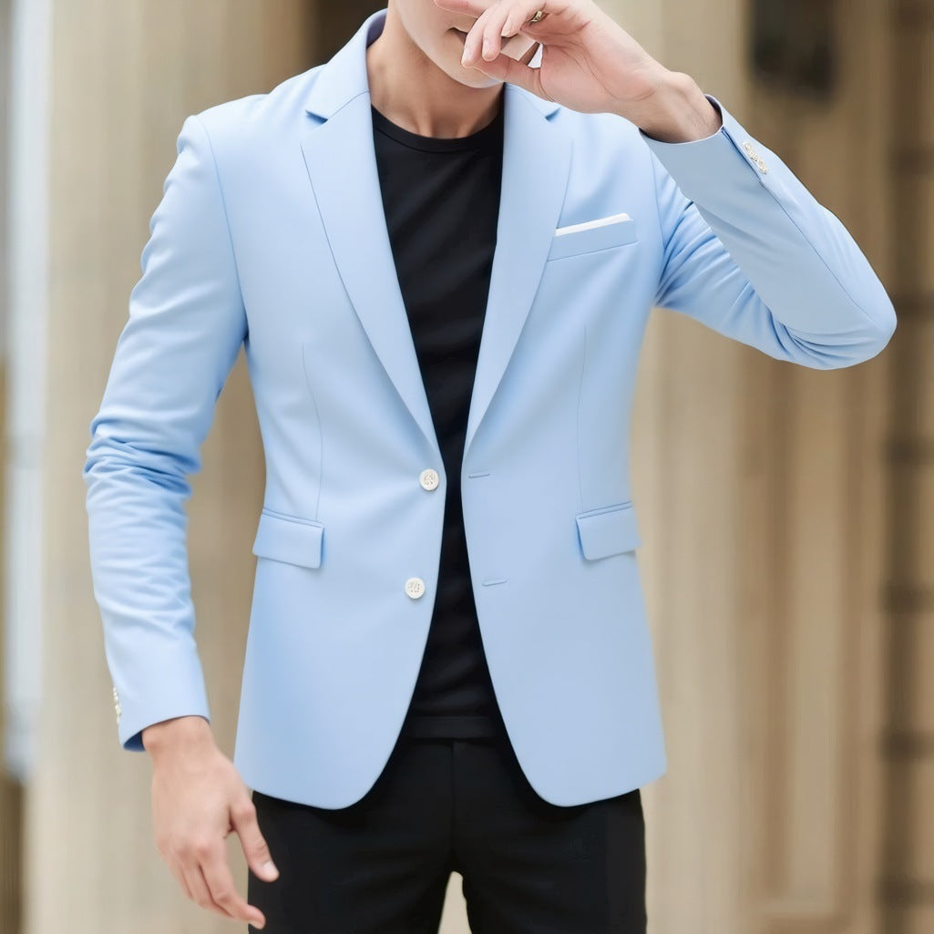 Americana Slim Fit Colores Lisos Hombre